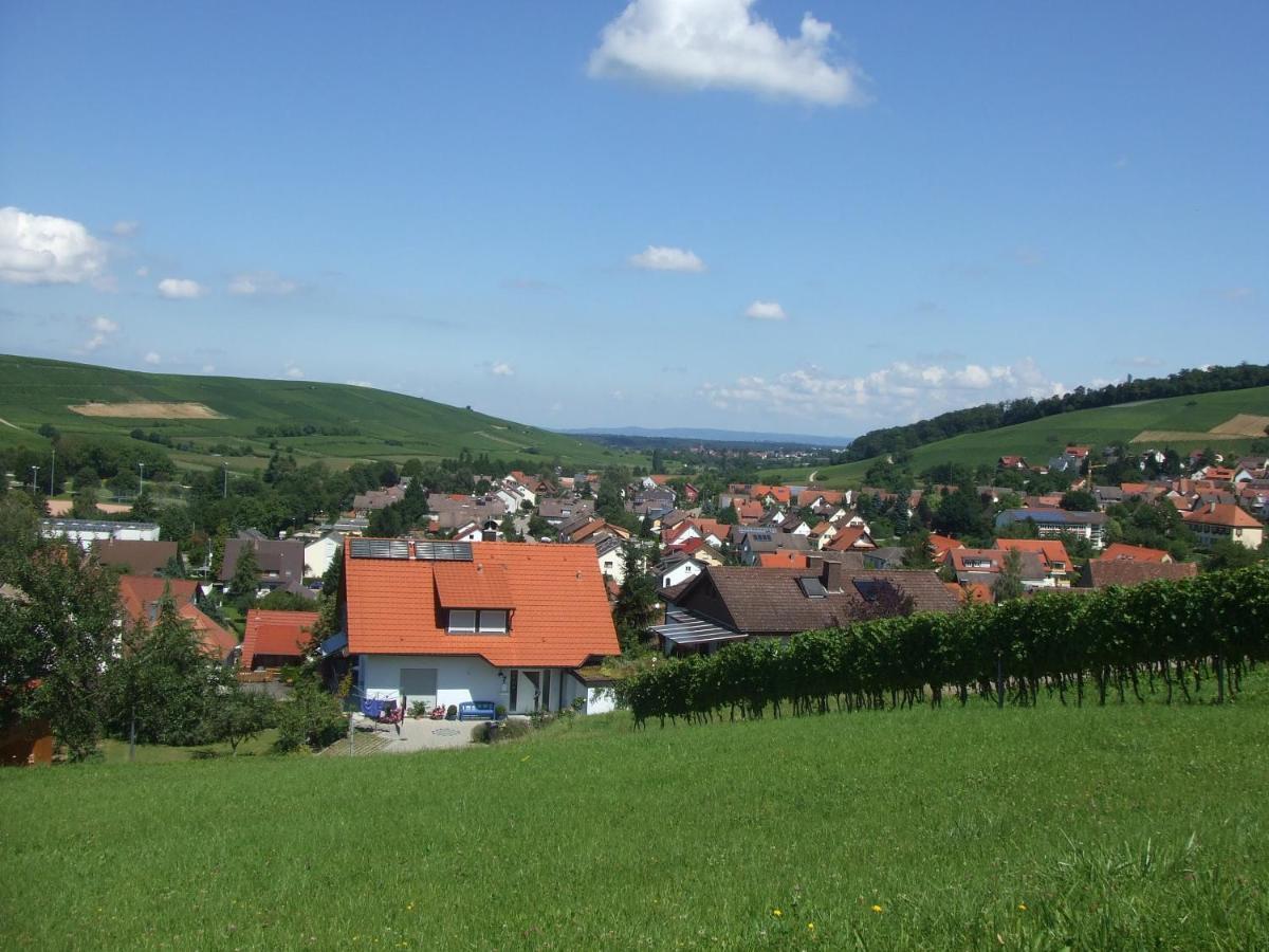 Ferienwohnung Toska Pfaffenweiler Buitenkant foto